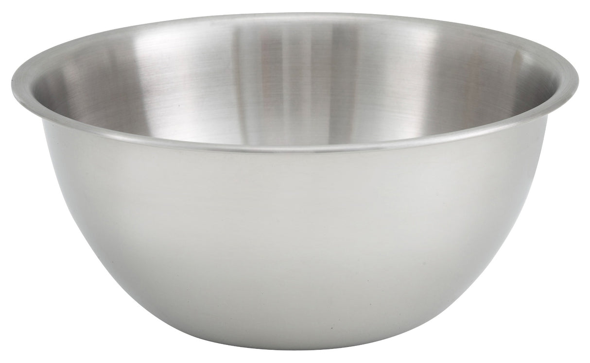 Winco MXBH-800 Stainless Steel Heavy-Duty Deep Mixing Bowl 8 qt. - 24/Case