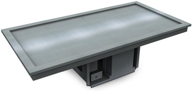 Clearance Delfield N8240-ST Refrigerated Drop-In Self-Contained Two Sheet Pan Frost Top 40"L