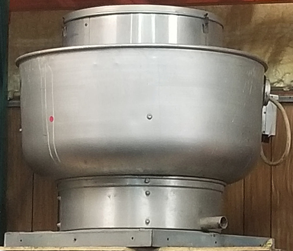 Used Restaurant Equipment - CaptiveAire NCA14FA-1775 Belt Drive Centrifugal Upblast Exhaust Fan 1775 CFM - 230v