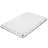 Vollrath 5314 Wear-Ever Half Size NSF 13 Gauge 13" x 18" Sanitary Open Bead Rim Aluminum Bun / Sheet Pan
