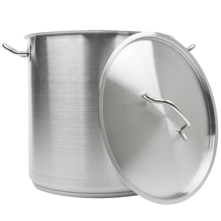 Vollrath 3509 Optio Stainless Steel Stock Pot with Cover-38 Qt.