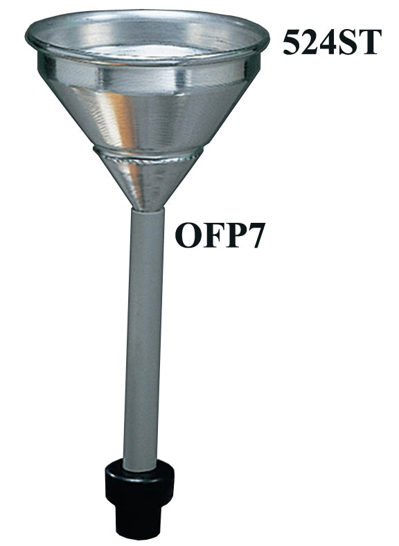 American Metalcraft OFP7 Plastic Overflow Pipe with Rubber Bushing 7"H - fits 1" & 1-1/2" Drains and Funnel Strainers