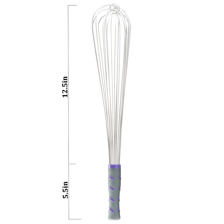 Vollrath 47006 Whip, French, w/High Temp Nylon Handle, 18"