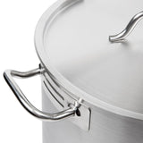 Vollrath 3509 Optio Stainless Steel Stock Pot with Cover-38 Qt.