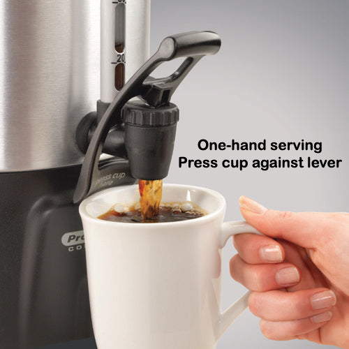one hand serving