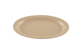 GET OP-610-T SuperMel Melamine Oval Platter 9-7/8" - Tan - 24/Case