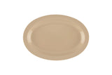 GET OP-610-T SuperMel Melamine Oval Platter 9-7/8" - Tan - 24/Case