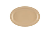GET OP-612-T SuperMel Melamine Oval Platter 11-5/8" - Tan - 24/Case