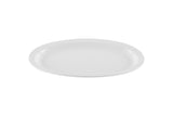 GET OP-612-W SuperMel Melamine Oval Platter 11-3/4" x 8-1/4" - White - 24/cs