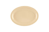 GET OP-614-T SuperMel Melamine Oval Platter 13-1/4" x 9-3/4" - Tan - 12/cs