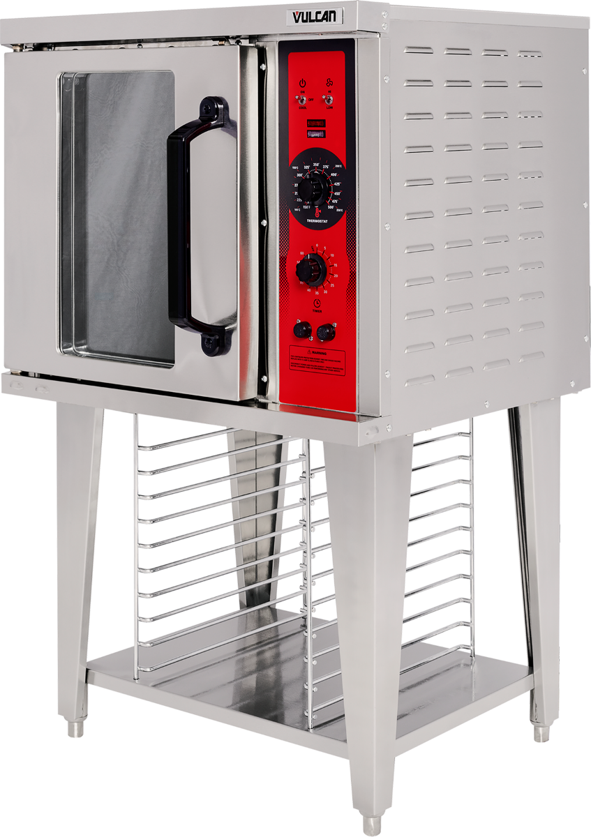Vulcan ECO2D Single-Deck Half Size Electric Convection Oven with Solid State Controls - 208v/240v/1-3