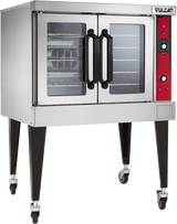 Vulcan VC4ED-13D3-480 Single-Deck Full Size Electric Convection Oven with Solid State Controls and Simultaneous Doors - 480v/3ph