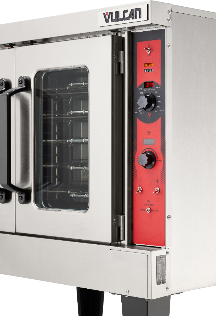 Vulcan VC5ED-12D1 Single-Deck Full Size Electric Convection Oven with Solid State Controls and 5-hr Timer - 240v