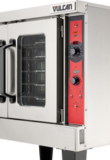 Vulcan VC5ED-12D1 Single-Deck Full Size Electric Convection Oven with Solid State Controls and 5-hr Timer - 240v