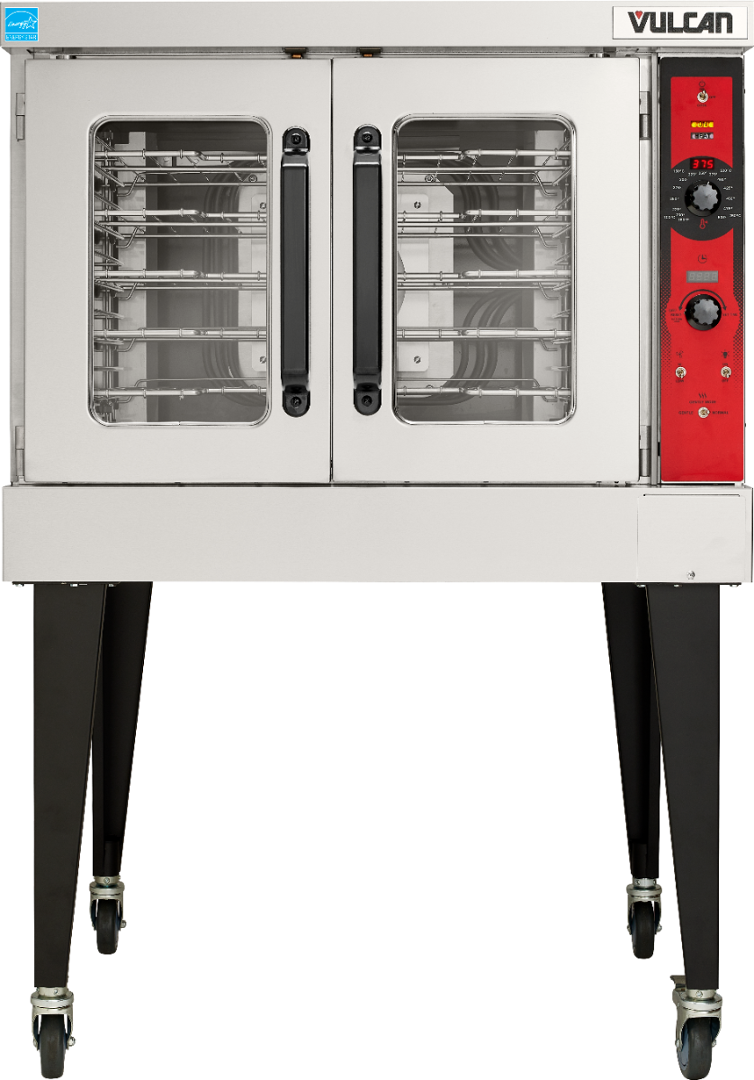 Vulcan VC5ED-12D1 Single-Deck Full Size Electric Convection Oven with Solid State Controls and 5-hr Timer - 240v