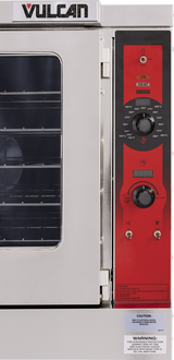 Vulcan VC5ED-12D1 Single-Deck Full Size Electric Convection Oven with Solid State Controls and 5-hr Timer - 240v
