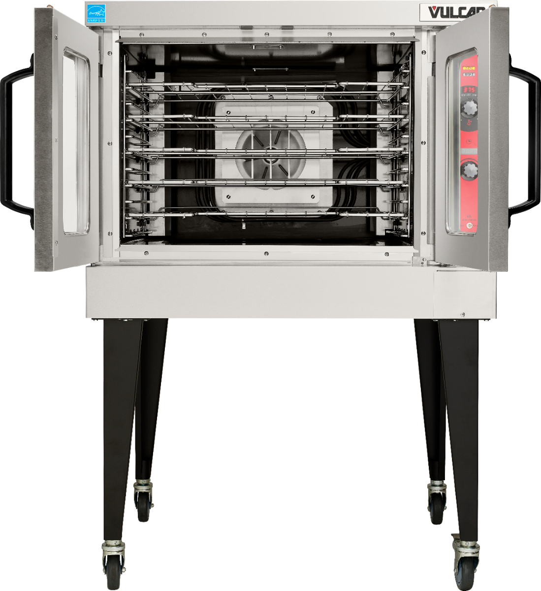 Vulcan VC5ED-12D1 Single-Deck Full Size Electric Convection Oven with Solid State Controls and 5-hr Timer - 240v