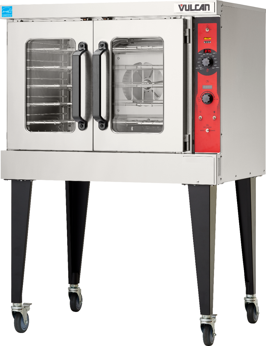 Vulcan VC5ED-12D1 Single-Deck Full Size Electric Convection Oven with Solid State Controls and 5-hr Timer - 240v