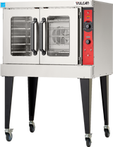 Vulcan VC5ED-12D1 Single-Deck Full Size Electric Convection Oven with Solid State Controls and 5-hr Timer - 240v