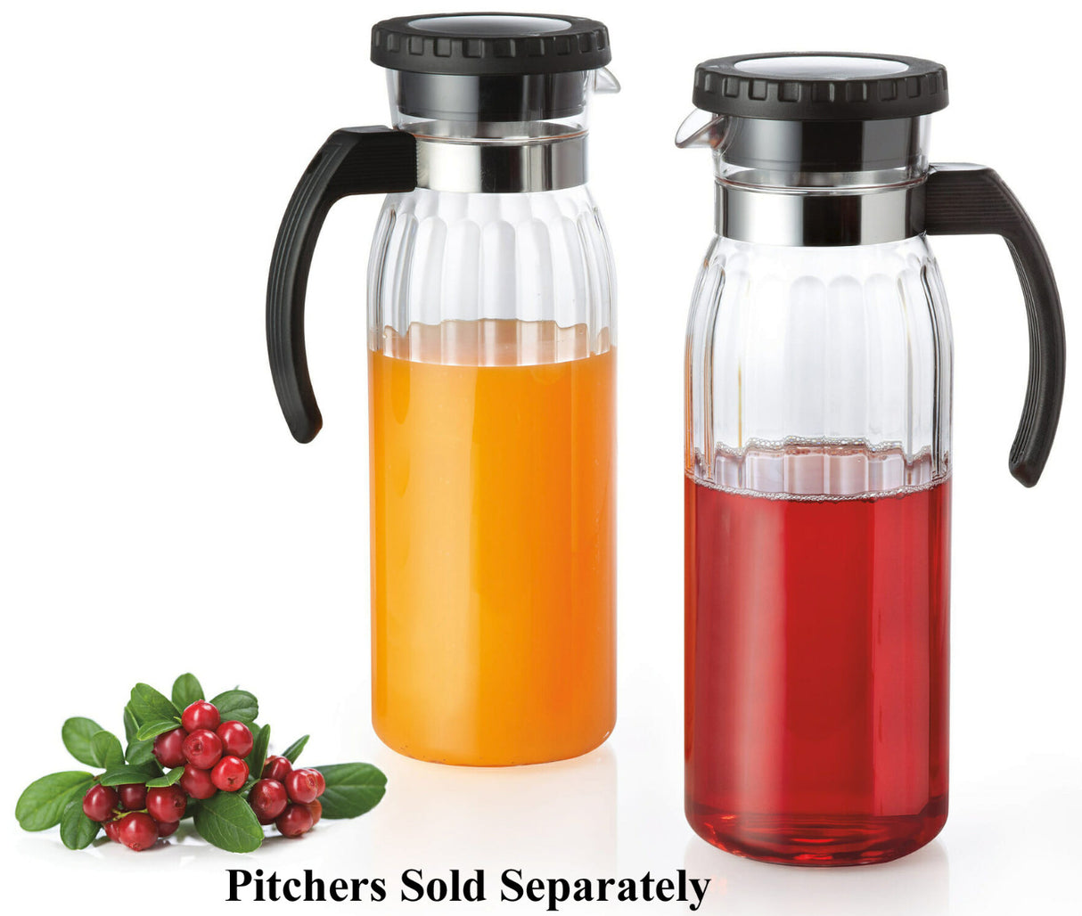 GET P-4050-PC-CL Plastic Beverage Pitcher 50 oz. - Clear - 12/Case