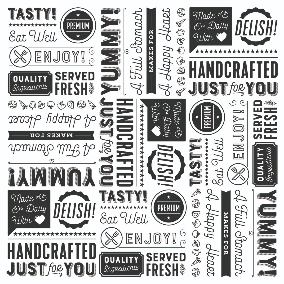 GET P-GT-1212-W Food-Safe Sandwich/Deli Wrap Paper 12" x 12" - White with Wording - 1000/Case
