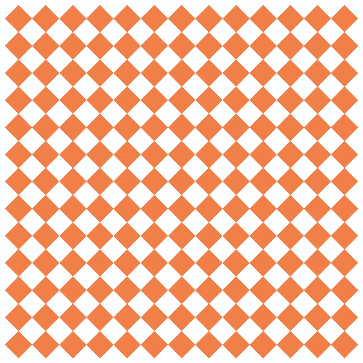 GET P-ORC-1212-W Food-Safe Sandwich/Deli Wrap Paper 12" x 12" - Orange Checker - 1000/Case