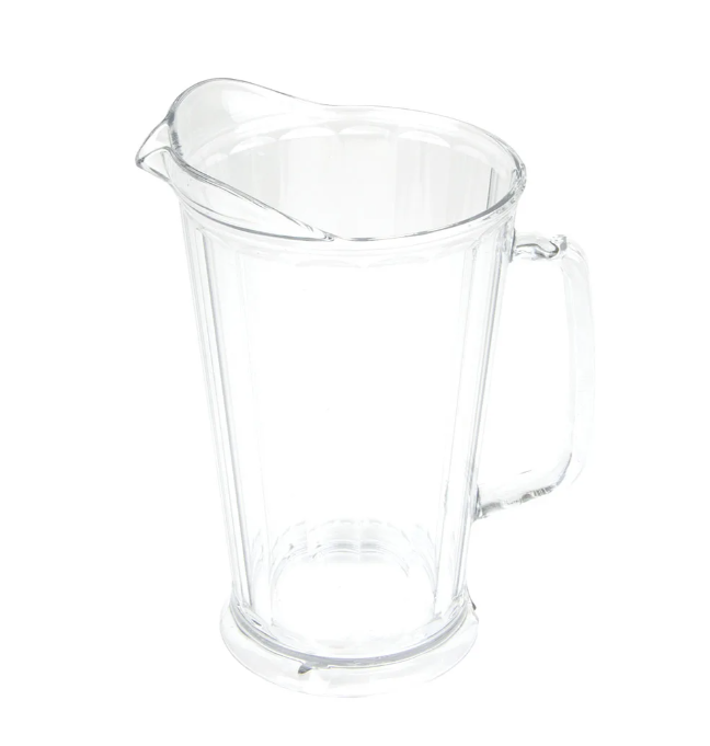 Cambro P64CW135 64 oz Camwear Pitcher - Lip and Pour Spout, Clear