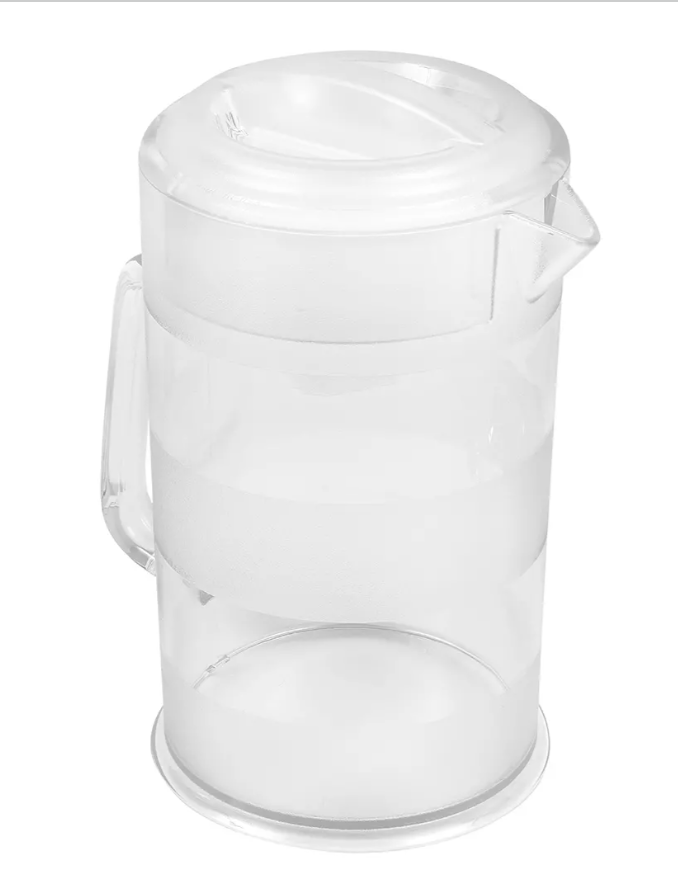 Cambro PC64CW135 64 oz Plastic Pitcher w/ Thumb Grip, Clear