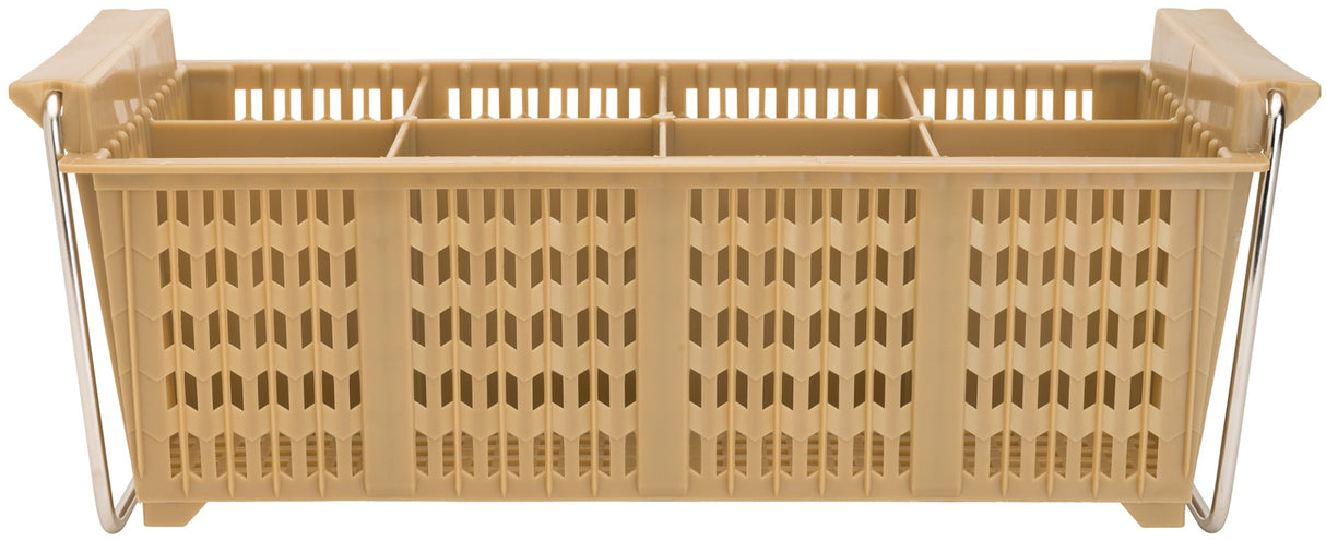Winco PCB-8 8-Compartment Flatware / Cutlery Dishwasher Basket with Handles 17" x 8" x 6"H - 12/Case