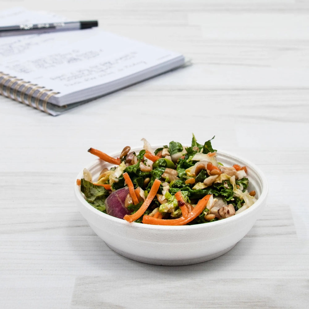 Dart 6B20 Squat Foam Bowl 6 oz (Case of 1000) Restaurant Disposable Container