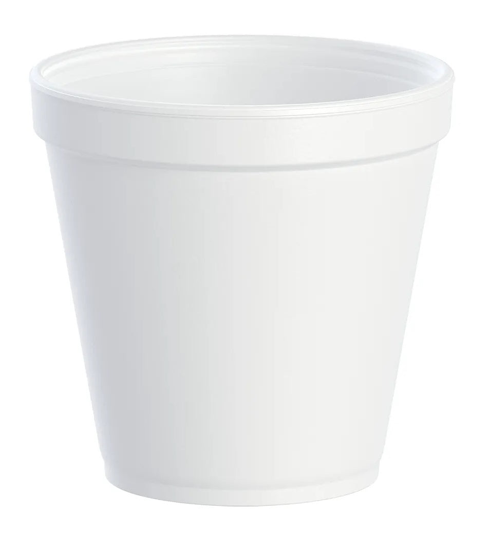 Dart 16MJ20 Insulated Foam Container Cup 16 oz (Case of 500) Restaurant Disposable Containers