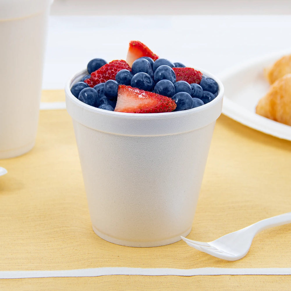 Dart 16MJ20 Insulated Foam Container Cup 16 oz (Case of 500) Restaurant Disposable Containers