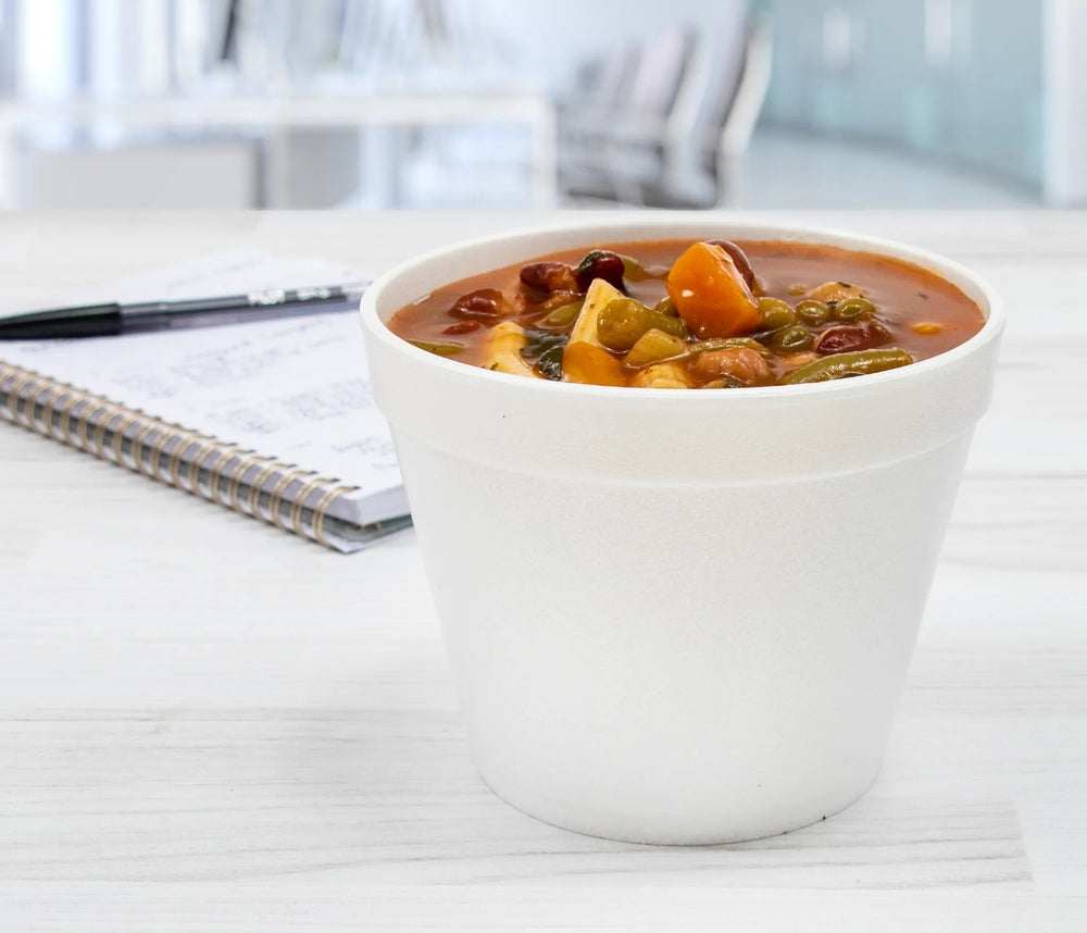 Dart 12SJ20 Insulated Foam Container Cup 12 oz (Case of 500) Restaurant Disposable Containers