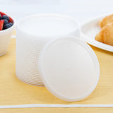 Dart Solo 20JL Translucent Plastic Vented Flat Lid for 20 oz. Foam Cups & Containers - 1000/Case