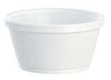 Dart 8SJ20 Insulated Foam Container Cup 8 oz (Case of 1000) Restaurant Disposable Containers