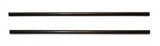 CrystalWare 5BSS101000 Sip n' Joy Unwrapped Black Plastic Coffee Stirrer / Sip Straw 5" - 1000/Box