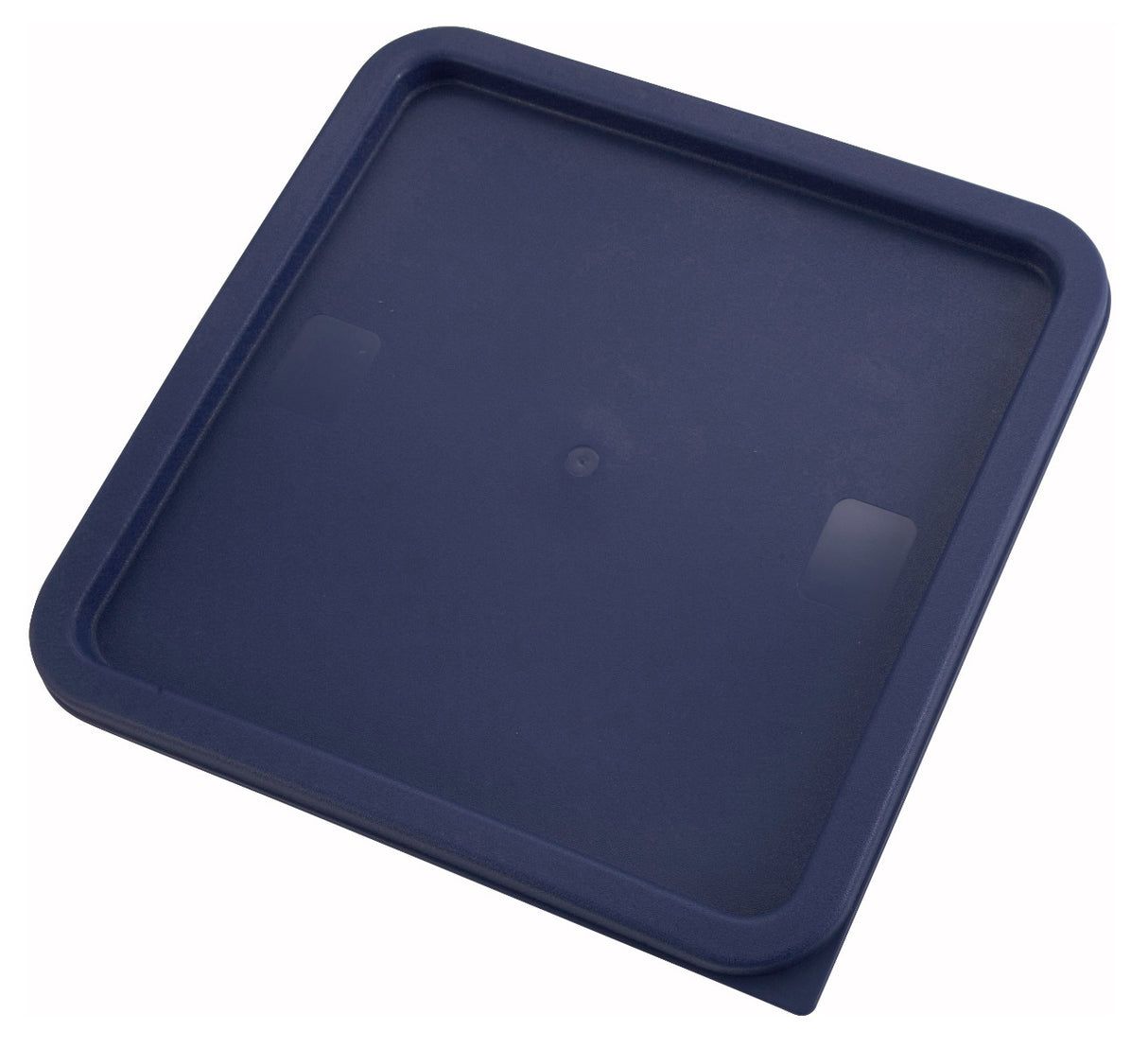 Winco PECC-128 Polyethylene Square Food Storage Container Cover for 12, 18 & 22 qt. - Blue - 6/Case