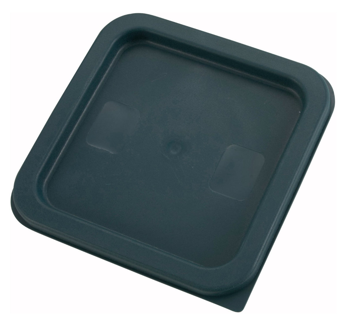 Winco PECC-24 Polyethylene Square Food Storage Container Cover for 2 & 4 qt. - Green - 12/Case