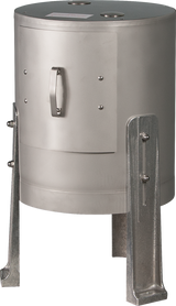 Hobart 6115-1 Portable Vegetable / Potato Peeler 15-20 lb./1-3 min. - 115v/60/1, 1/3 HP