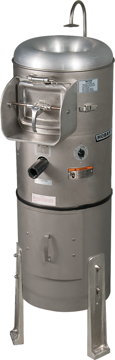 Hobart 6115-CBTSST Portable Vegetable / Potato Peeler Cabinet Base & Peel Trap with Stainless Steel Strainer