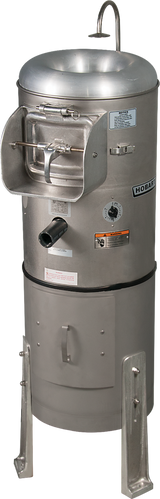Hobart 6115-CBTSST Portable Vegetable / Potato Peeler Cabinet Base & Peel Trap with Stainless Steel Strainer