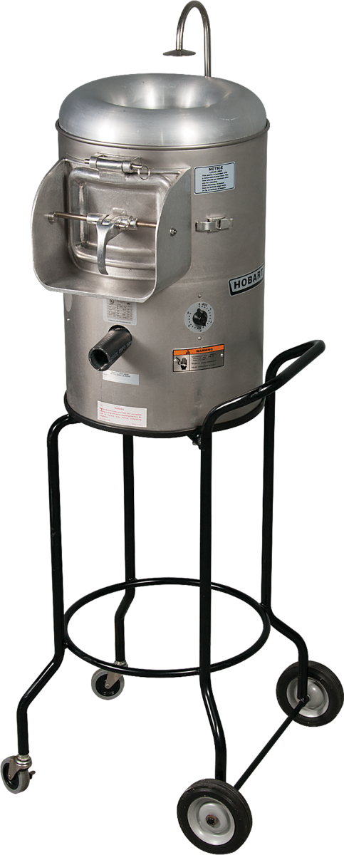 Hobart 6115-1 Portable Vegetable / Potato Peeler 15-20 lb./1-3 min. - 115v/60/1, 1/3 HP