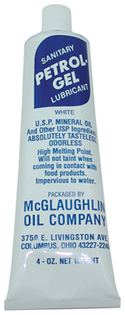 Jayhawk Q-666 Petrol-Gel Sanitary Lubricant 4 oz. - Food Grade