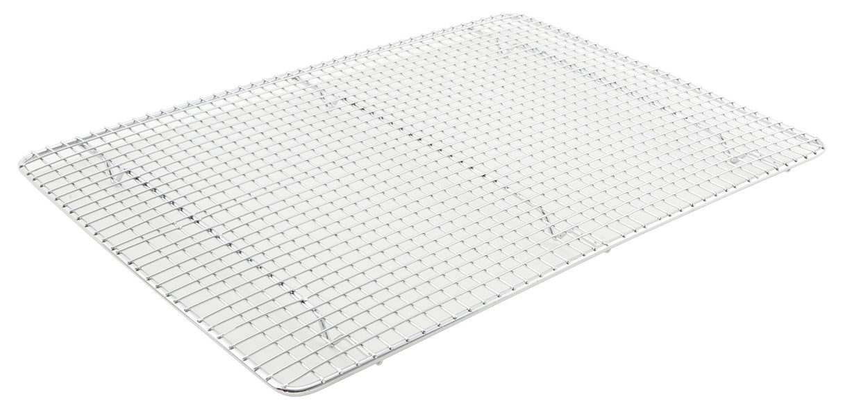 Winco PGW-1216 Chrome-Plated Wire Sheet Pan Grate / Cooling Rack 12 x 16-1/2" - For 1/2 Size - 48/Case