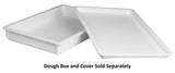 Winco PL-3N Plastic Rectangular Dough Box 25-5/8"L x 18"W x 3-1/4"H - White - 6/Case