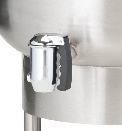 Vulcan GS40ES Natural Gas Fully Steam Jacketed Stationary Kettle 40 Gal. - 135,000 BTU