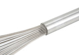 Winco PN-16 Stainless Steel Piano Whip / Whisk with Solid Handle 16" - 72/Case
