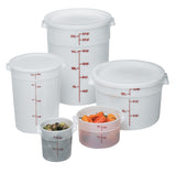 Cambro RFS8148 Food Storage Container, Round, Polyethylene 8 qt.