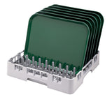 Cambro PR314151 Camrack Full Size 9 x 9 Peg Rack 19-3/4" sq. - Soft Grey