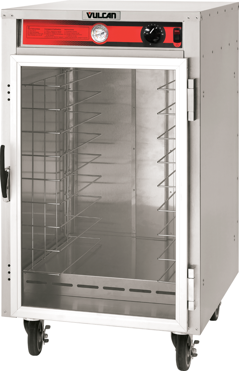 Vulcan VHFA9 Half Size Non-Insulated Heated Holding Cabinet 45"H - Holds 9 Pans - 120v